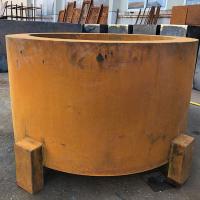 Buy cheap 30 Inch 120cm Corten Steel Wood Burning Fire Pit 2mm Garden Centre product
