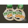 Buy cheap Spray White And Colors Filled Custom Award Medals For Business Gift from wholesalers