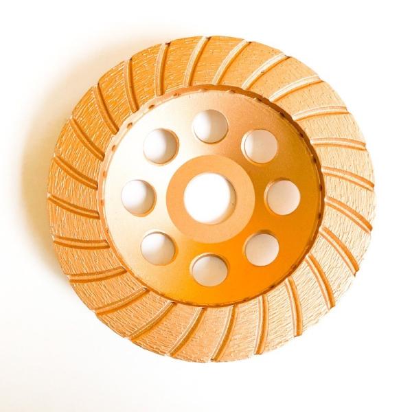 Buy cheap HuaChang Tool 5inch 125×4.5×20×22.23mm Diamond Continuous Turbo Grinding Cup Wheel For Concrete , Stone from wholesalers