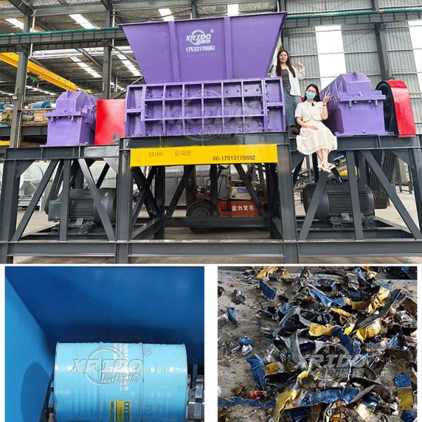 Buy cheap Car Bumpers Body Metal Shredder Copper Alloy Industrial Waste Shredder from wholesalers