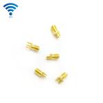 Solder Edge PCB Straight Mount Female Coax Connector , SMA Coaxial Cable Jack
