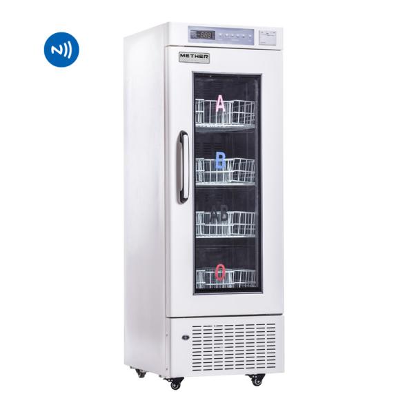Buy cheap 4 Degree Efficient Blood Bank Refrigerator Cabinet With Heating Glass Door from wholesalers