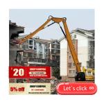 22T Long Long Boom Arm Excavator Arm With Breaker And Scissors