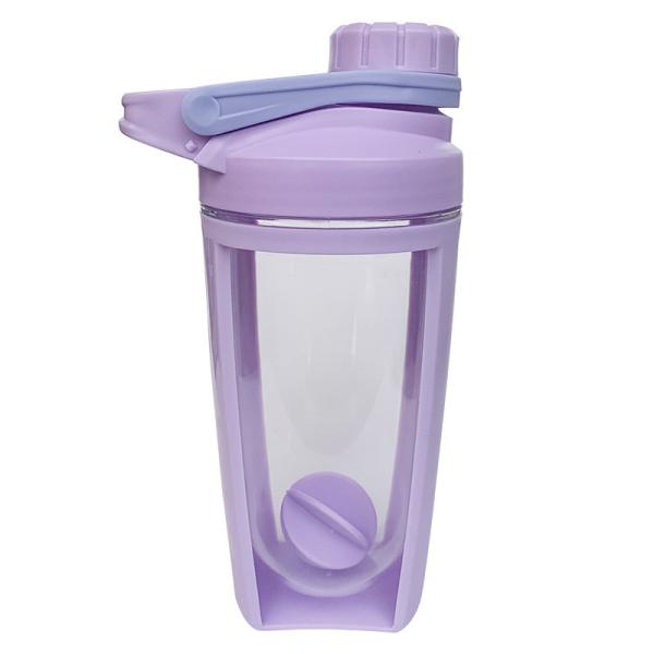 Buy cheap Plastic Protein Powder Shaker Bottle Mixer 600ml For Fitness Travel from wholesalers