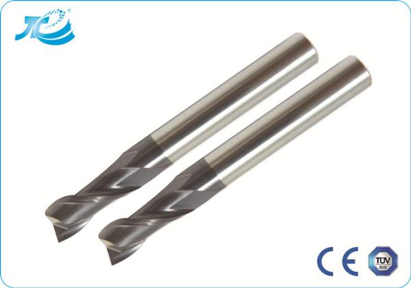 Buy cheap 55 Hardness Square End Mill , Two Flute End Mill OEM Service from wholesalers