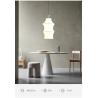 Buy cheap Nordic Silk Long Chandelier Modern Designer Study Bedroom Room Falkland Pendant Lamp(WH-MI-350) from wholesalers