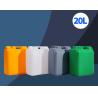 Buy cheap HDPE 20L Square Plastic Bucket With Handle Large Storage Container from wholesalers