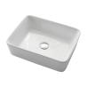 Buy cheap Rectangular Ceramic Kitchen Bathroom Sinks Above Counter Polished Surface from wholesalers