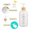 Buy cheap 500ml white cylindrical smooth bottle for shampoo lotion bottle from wholesalers