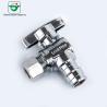 Buy cheap Manual Chrome Plated 1/4''X1/2'' Brass Angle Valve from wholesalers