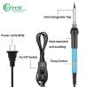 Buy cheap 0-480℃ Temperature Adjustable K018 60W Soldering Iron Kit For Welding Green from wholesalers