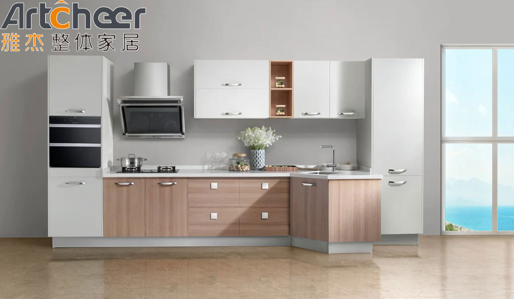 Modern Stylish Mini Kitchen Cabinet with Storage Organizer and Durable Wooden Door