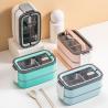 Buy cheap Double Layer Stainless Steel Stackable Lunch Box Leak Proof For Portion Control from wholesalers
