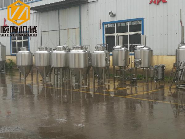 Buy cheap Metal Industrial Beer Equipment SS304 Or Cooper Material With Tanks / Pumps from wholesalers