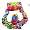 Buy cheap Colour Spraying Resin Gorilla Sculpture Life Size Fiberglass Cartoon Statues from wholesalers