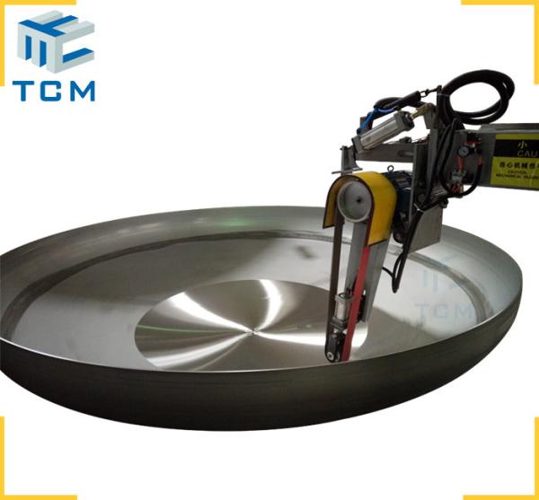 Buy cheap Industrial Steel Vessel Head Surface Grinding Equipment Automatic Polishing Machine from wholesalers