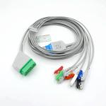 Compatible Nihon Kohden 12 Pin 6 Leads ECG Monitor Cable For Medical Accessories