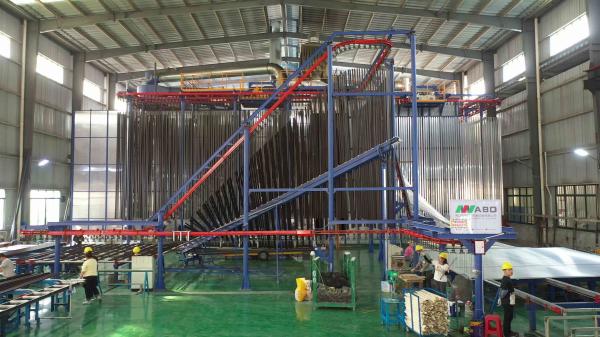 Buy cheap 380V 60Hz PP Spray Booth Vertical Powder Coating Production Lline Of Aluminium Profiles from wholesalers