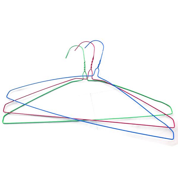 Buy cheap Metal Wire Disposable Q235 Blue Coat Hangers In Bulk from wholesalers