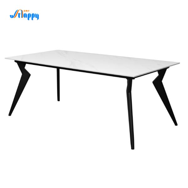 Buy cheap 900mm Fashionable Ceramic Dining Room Table Easy Installation DT-1007 from wholesalers