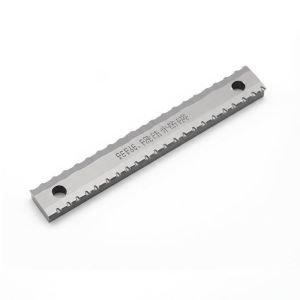 Buy cheap Custom Various Non-standard Serrated Knife Blade with 100% Carbide Powder Material and 6 Months Warranty for Industrial Cutting from wholesalers
