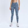 Buy cheap Nude High Waisted Tie Dye Leggings Elastic Feet Running Sports Pants from wholesalers
