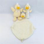 Customized Animal Stick Rattle For Baby Soft Pig Handbell Soft Baby Toys