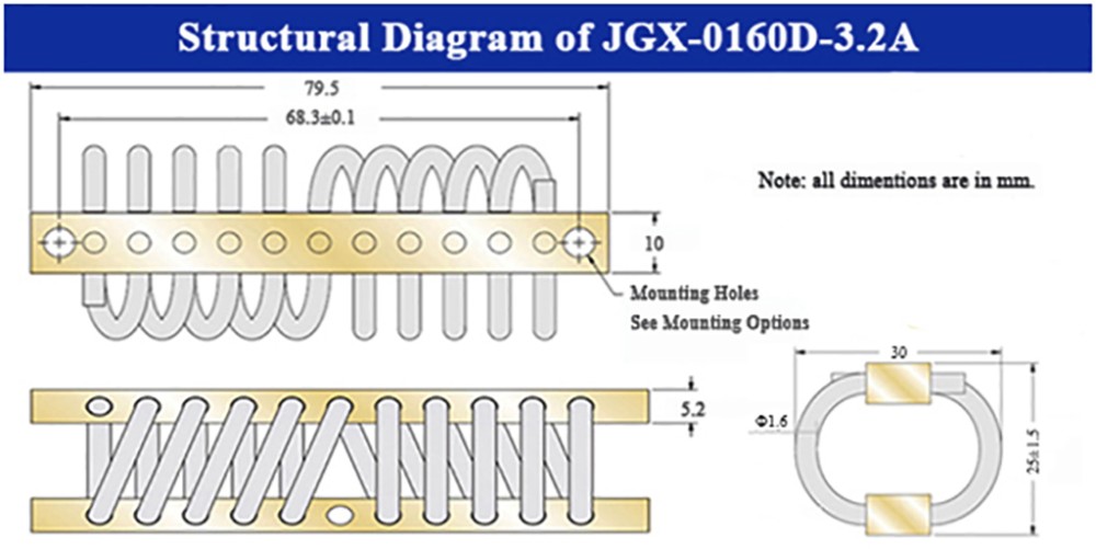 Ceiling Fan Wire Rope Vibration Isolator Damper