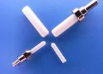 Single Mode Angle Step Fiber Optic Ferrule With Flange , Low Insertion Loss