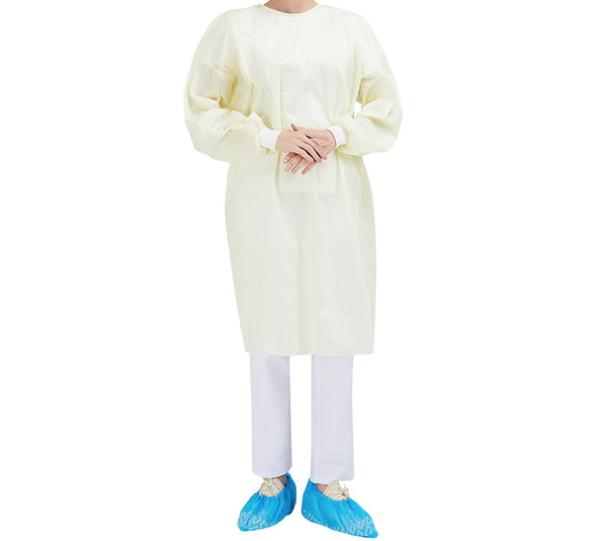 Buy cheap Wholesale 20-100gsm Long Sleeve Non-woven Gowns in White Color for B2B Buyers from wholesalers