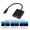 Buy cheap 15cm Cable Male To Female 480p 720p 1.4 HDMI To VGA Adapter from wholesalers