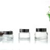 Buy cheap Simple Cosmetic Glass Bottle Leak Proof UV Electroplating Glass Skincare Bottles from wholesalers