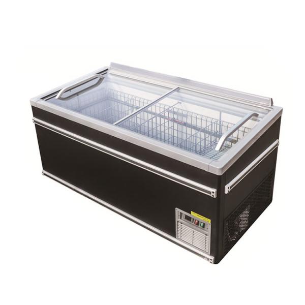 Buy cheap Supermarket Island Freezer Sliding Glass Top Deep Combined Island Freezer from wholesalers