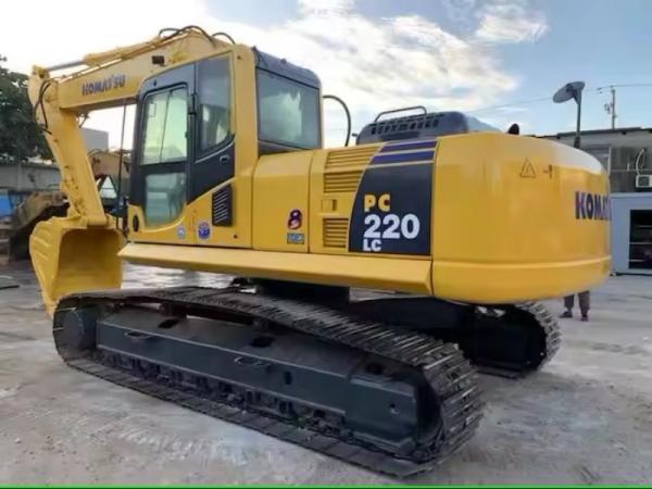 Buy cheap 22 Tons of high-efficiency, high-quality yellow Used Komatsu PC220-7 from wholesalers