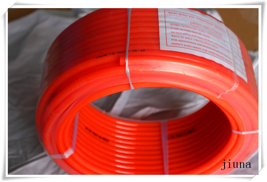 8mm diameter orange color PU Transmission Polyurethane Round Belting