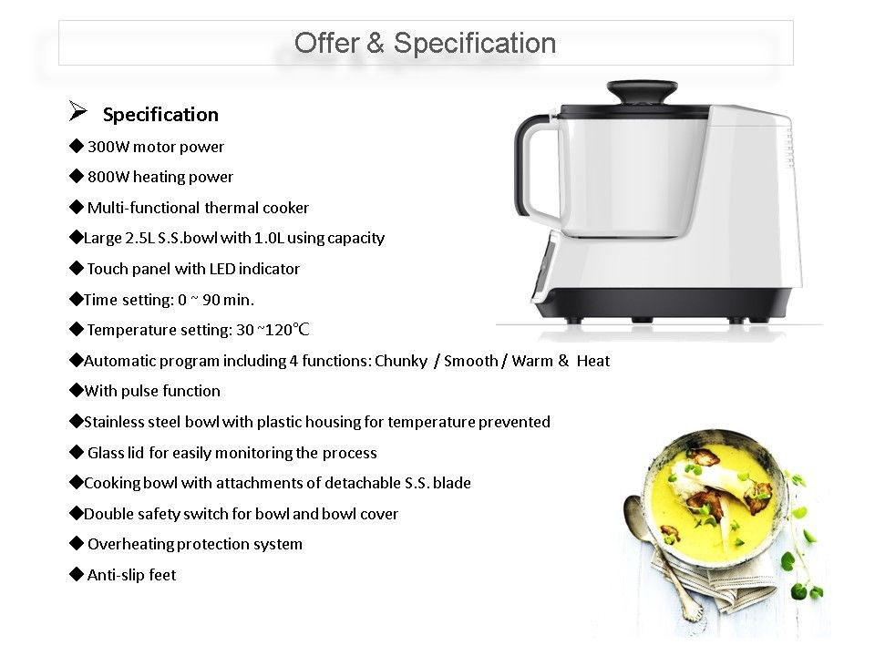 SM102 mini soup maker