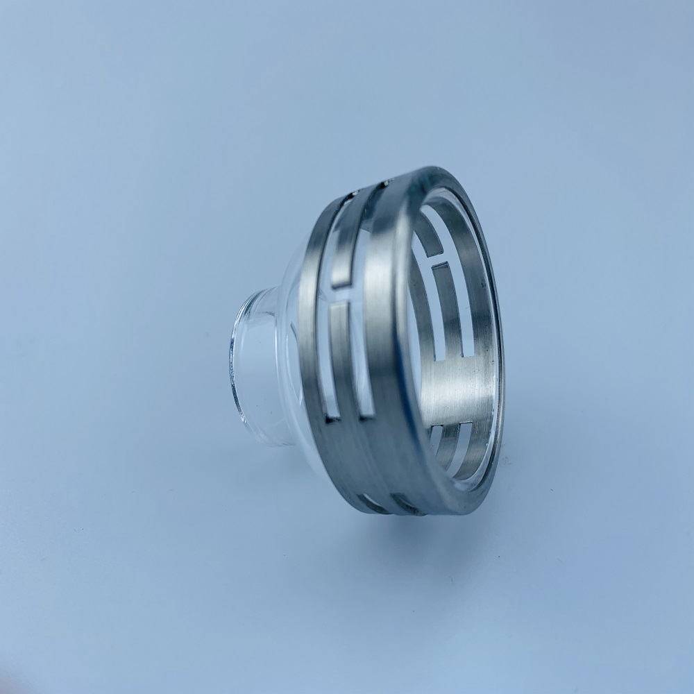 Steel Ring Quartz Nozzle for Improved Gas Coverage in TIG Welding Applications