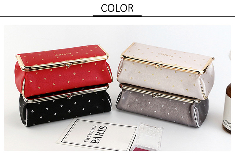 Make Up Pencil Case Travel Toiletry Wash Organiser PU Wash Bag