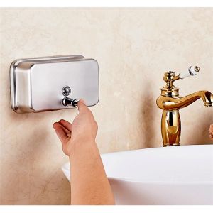 Buy cheap Wall Mounted 304 Stainless Steel Automatic Touchless Soap Dispenser from wholesalers