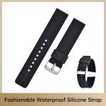 Durable Optional Colors Silicone Rubber Watch Strap Bands 20mm For Apple Watch