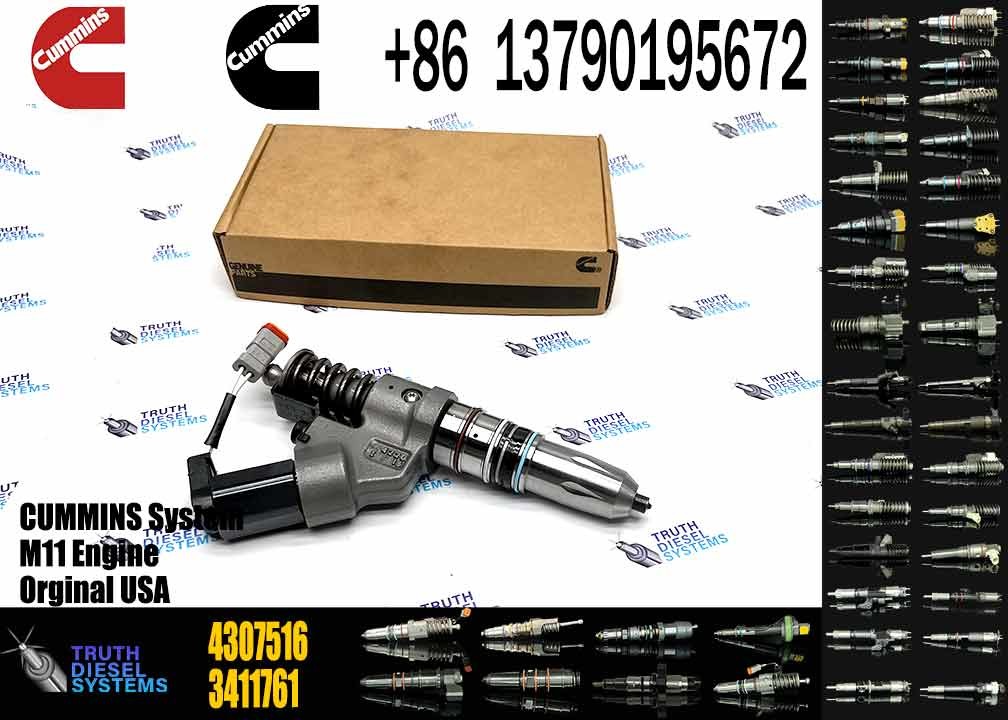 QSN14 Diesel Engine Fuel Injector 4307516-20 4307516 For QSM11 ISM11 M11 220 320