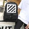 Buy cheap The Streets Of Personality Backpack Striped Printed Youth Backpack Student Bag Travel Pack from wholesalers