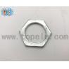 Buy cheap 20MM / 25MM / 32MM BS Standard Conduit Pipe Fittings Of Steel Hexagon Locknut from wholesalers