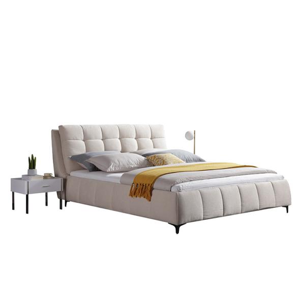 Buy cheap Queen Size Velvet Fabric Four Seasons Bed from wholesalers