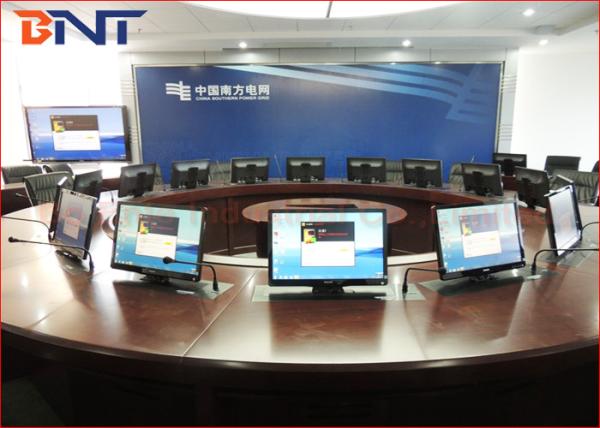Buy cheap Commercial Meeting Table Motorized Pop Up Lift For 19 - 24 Inch LCD Screen from wholesalers