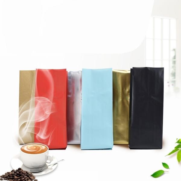 Buy cheap Valve Zip Gold Low Humidity Coffee Packaging Pouch from wholesalers