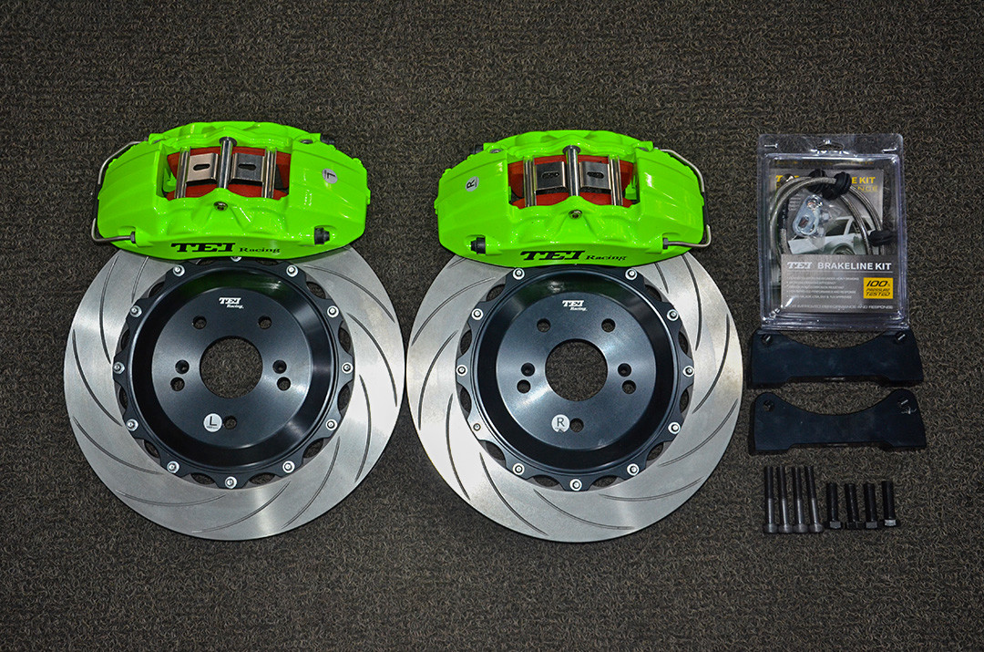 BBK Kit 4 Piston Caliper Big Brake Kit For Honda Civic Front Wheel