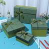 Buy cheap Green Lid And Base Box Rigid Cardboard Carton Box Gift Packaging Paper Boxes from wholesalers