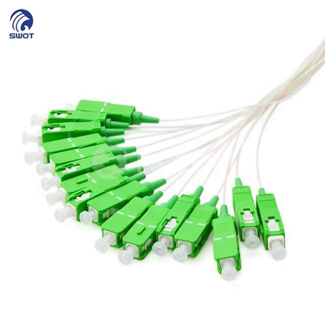 Customized PLC Fiber Optic Splitter 1x8 With SC APC Connector