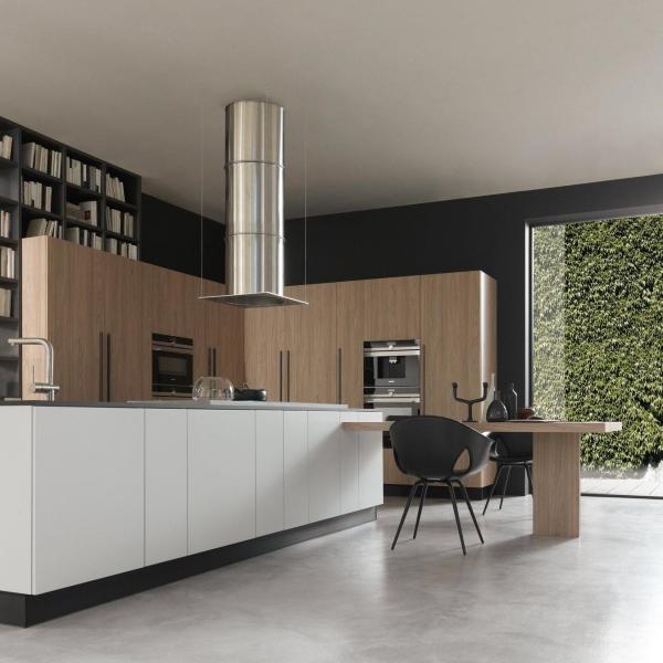 Buy cheap Modern Style Luxury Furniture Design Sets Island Melamine Solid Wood Kitchen Cabinets from wholesalers
